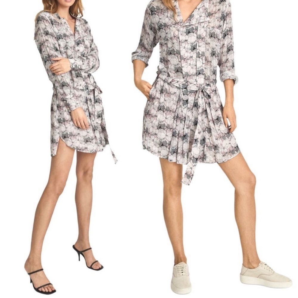 Reiss Alice Circle Print Dress